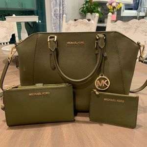 Michael Kors Large Bag, Wallet and Coin Purse